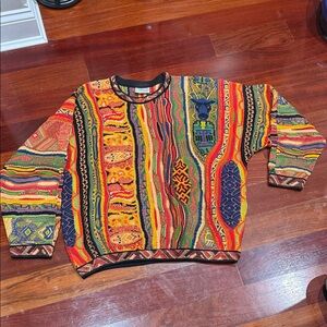 COOGI Vintage Australia, 100% Mercerised Cotton Crewneck Sweater size L